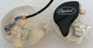 ACS T1 Live! Custom In-Ear Monitor and Logitech Ultimate Ears In-Ear Reference Monitor