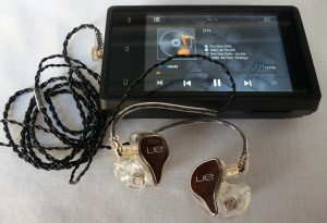 Logitech Ultimate Ears Personal Reference Monitor custom in-ear monitors with iBasso DX100